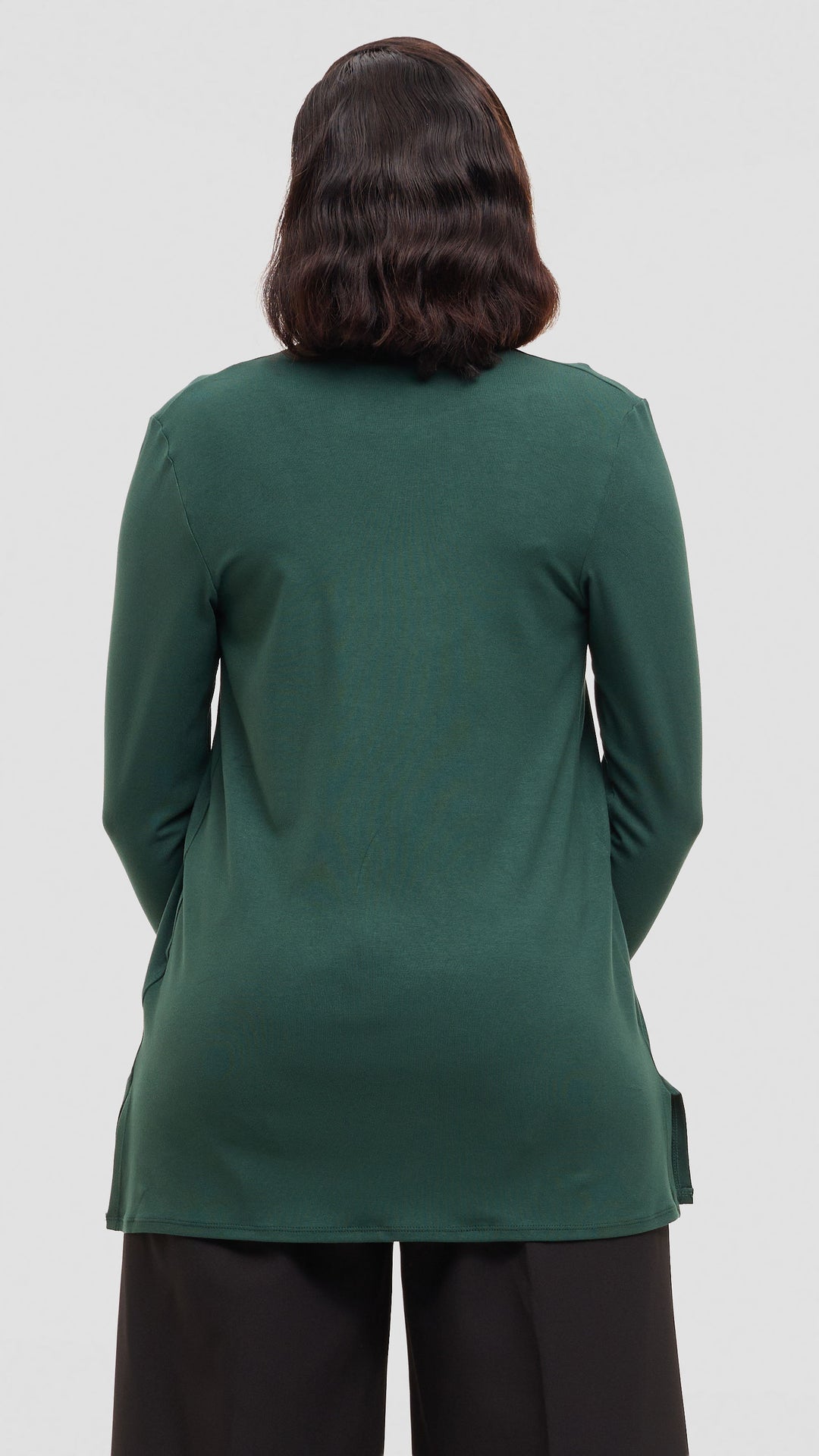 Vivo Basic Leila Short Waterfall in Jersey - Dark Green