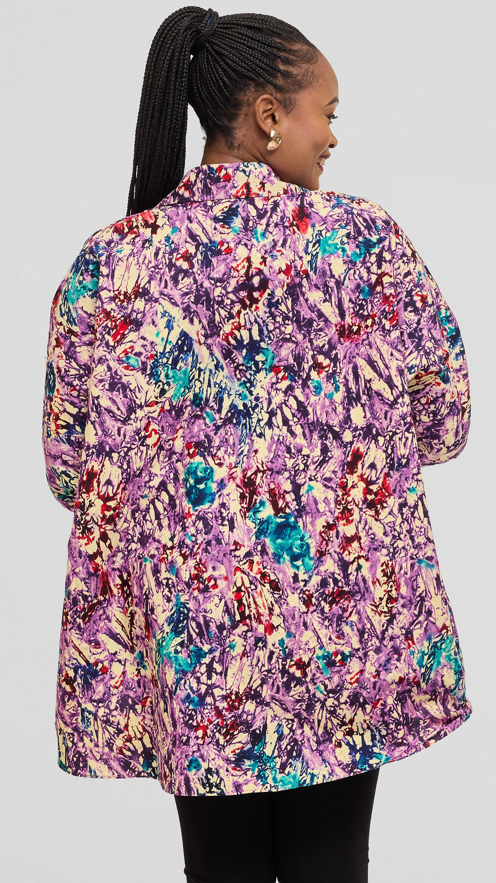 Safari by Vivo Tafari Highlow Top in Kitenge - Eleshe Print