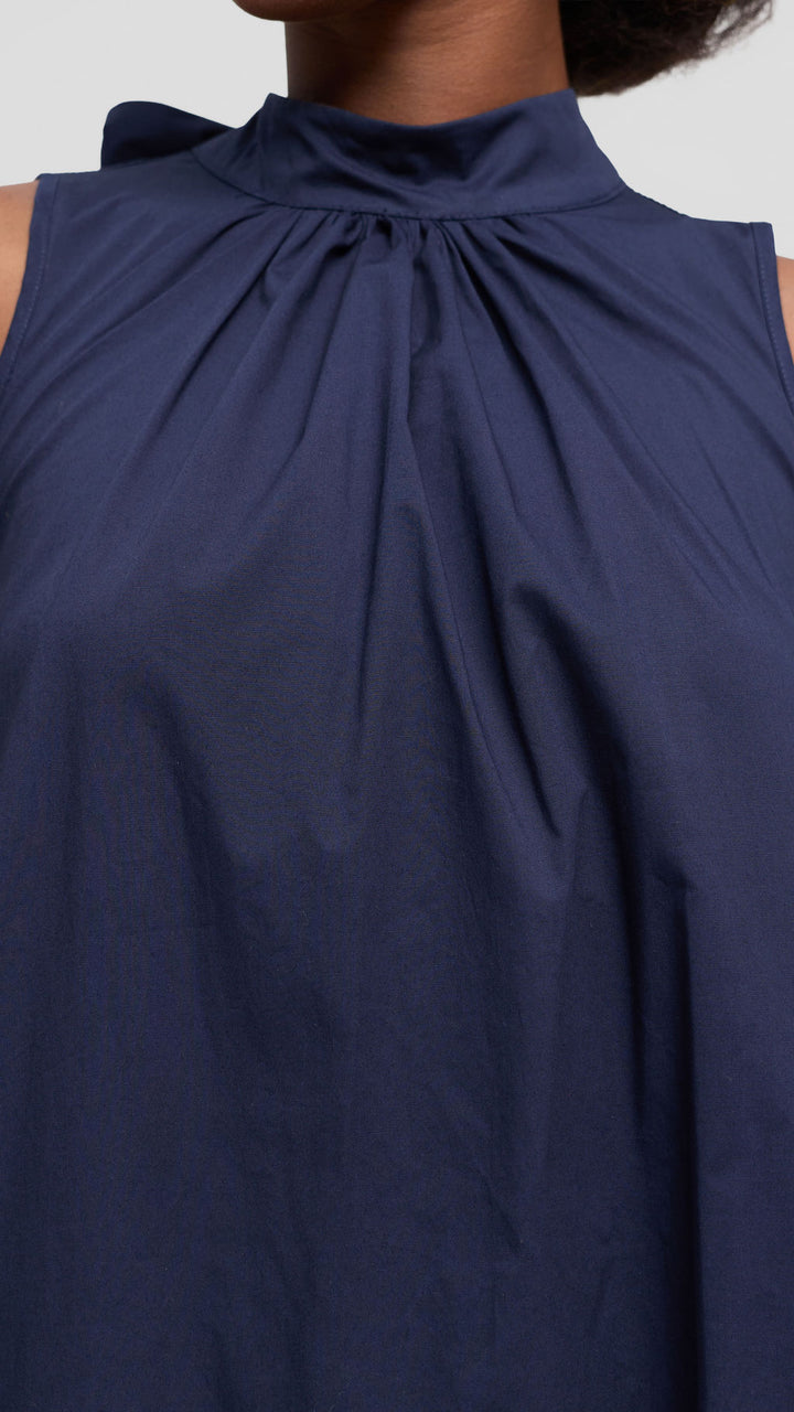 Safari by Vivo Samira Maxi Dress in Cotton - Navy