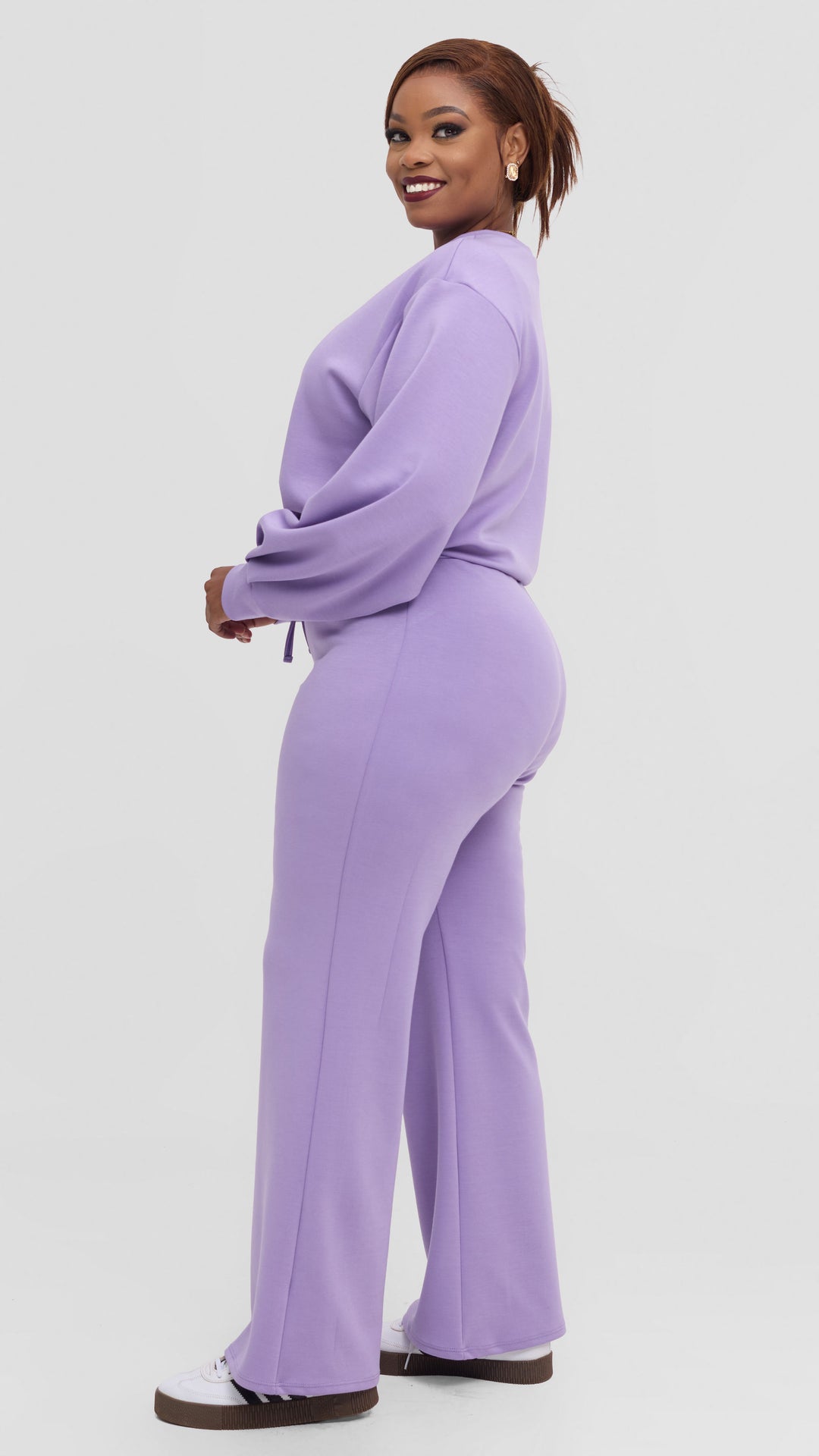 Vivo Sweatshirt in Scuba - Lilac