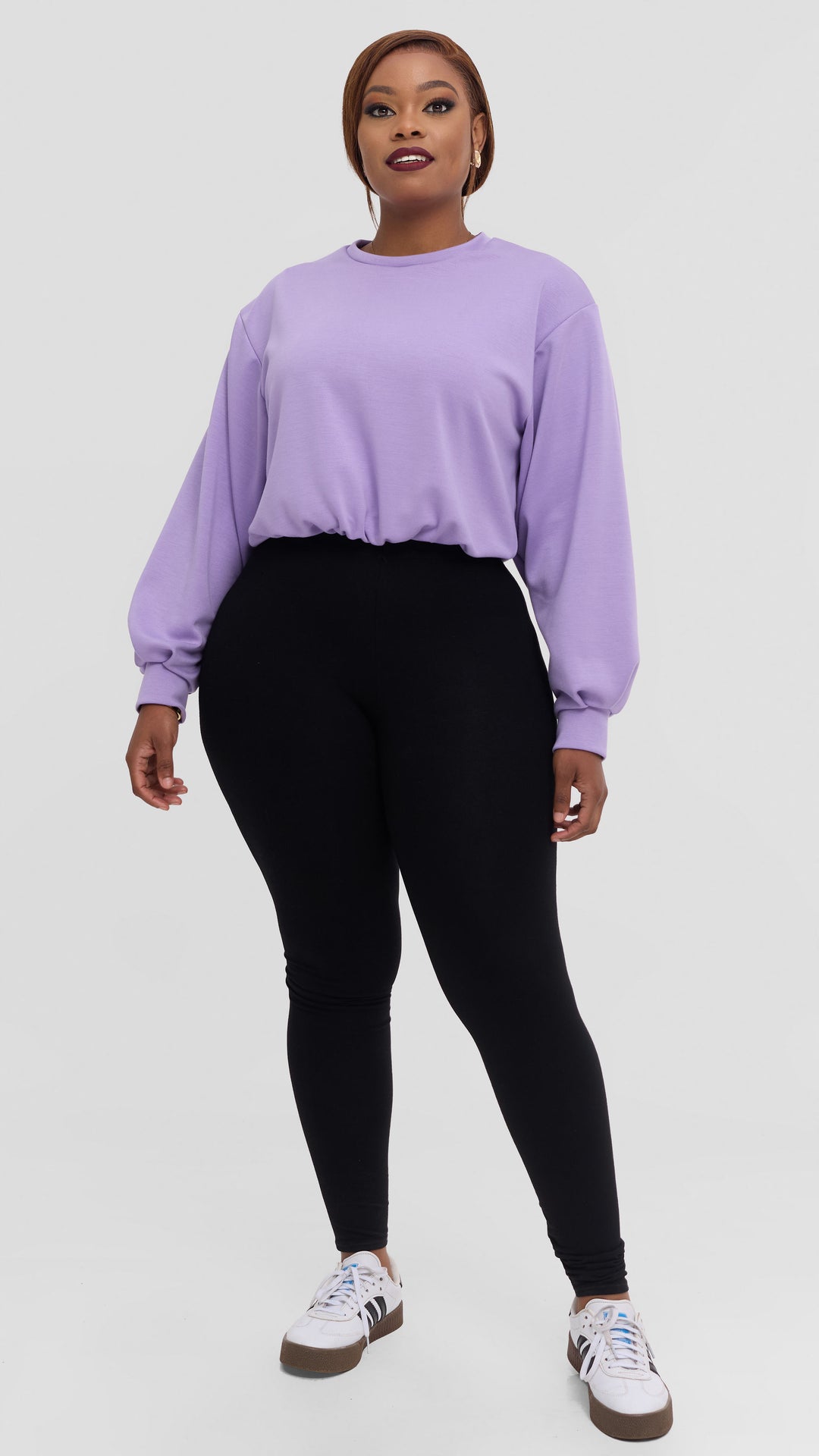 Vivo Sweatshirt in Scuba - Lilac