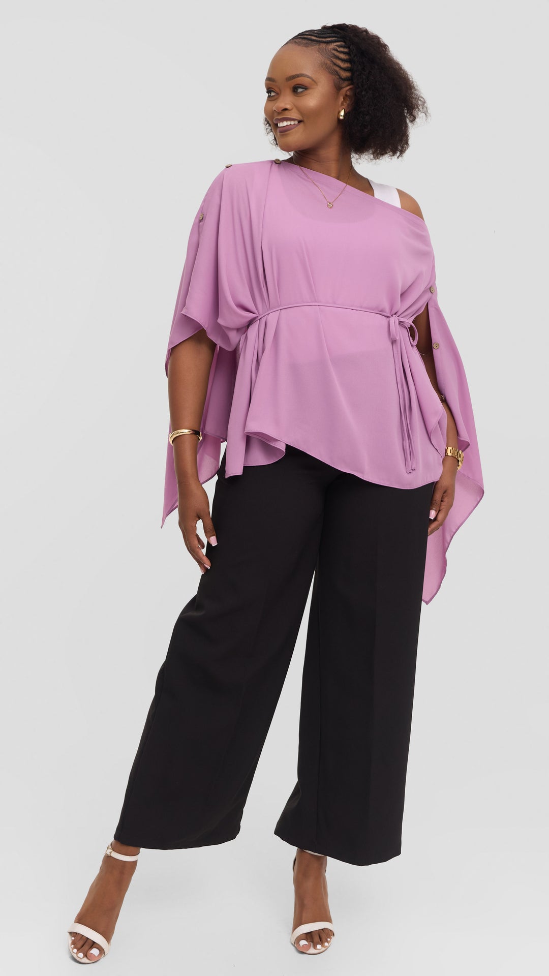 Vivo Multiway Cover Up in Chiffon - Lilac