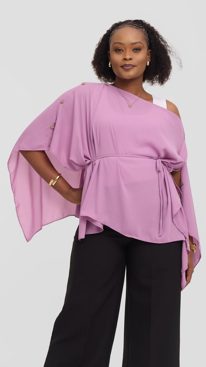 Vivo Multiway Cover Up in Chiffon - Lilac
