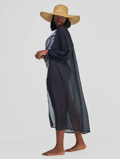 Kimono World Ke Amali Kimono - Black - Shopzetu