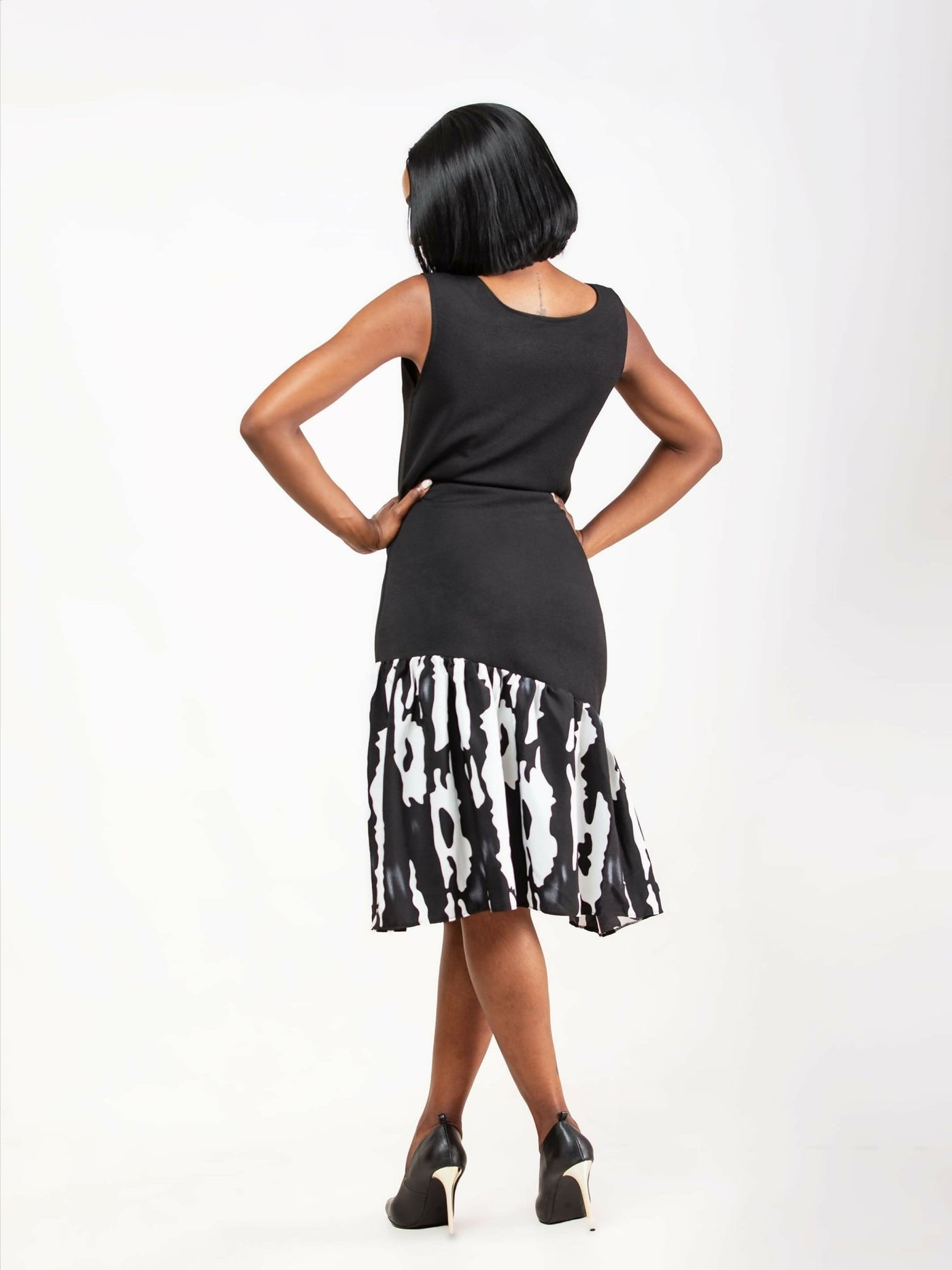 Da’Joy Fashions Ke Sagitta Dress - Black - Shopzetu