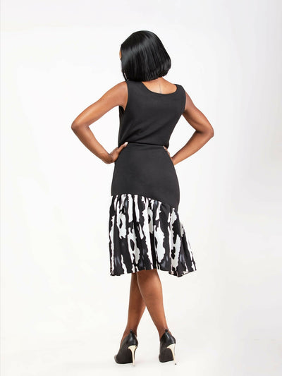 Da’Joy Fashions Ke Sagitta Dress - Black - Shopzetu