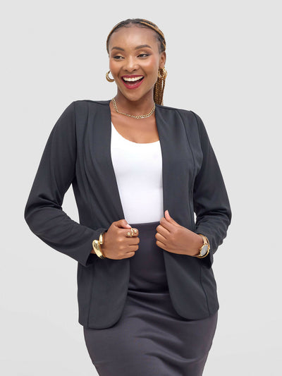 Silver Leaf Official Blazers (Without Collar) - Black - Shopzetu