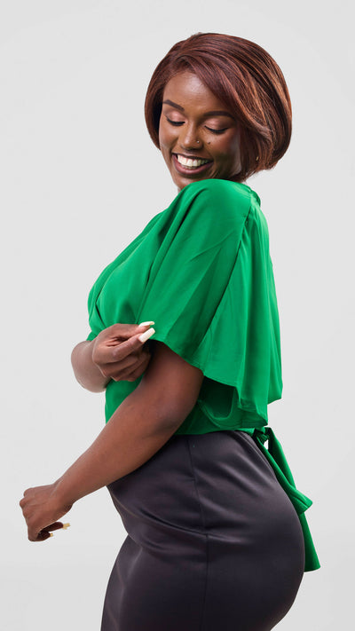 Mkenya Collections Top - Emerald Green
