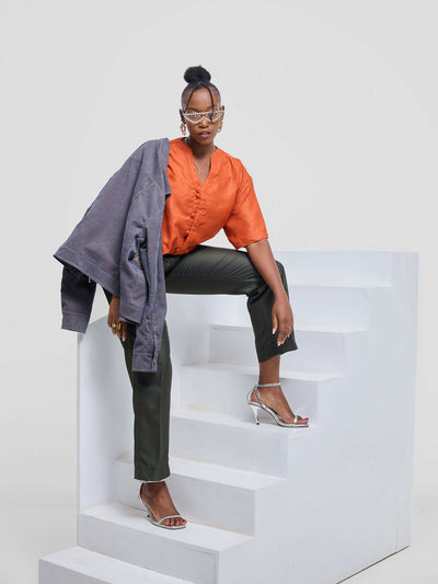 Kalungi Mtazamo Unisex Trouser - Green - Shopzetu