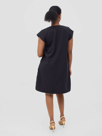 Zipporah Dress - Black - Shopzetu