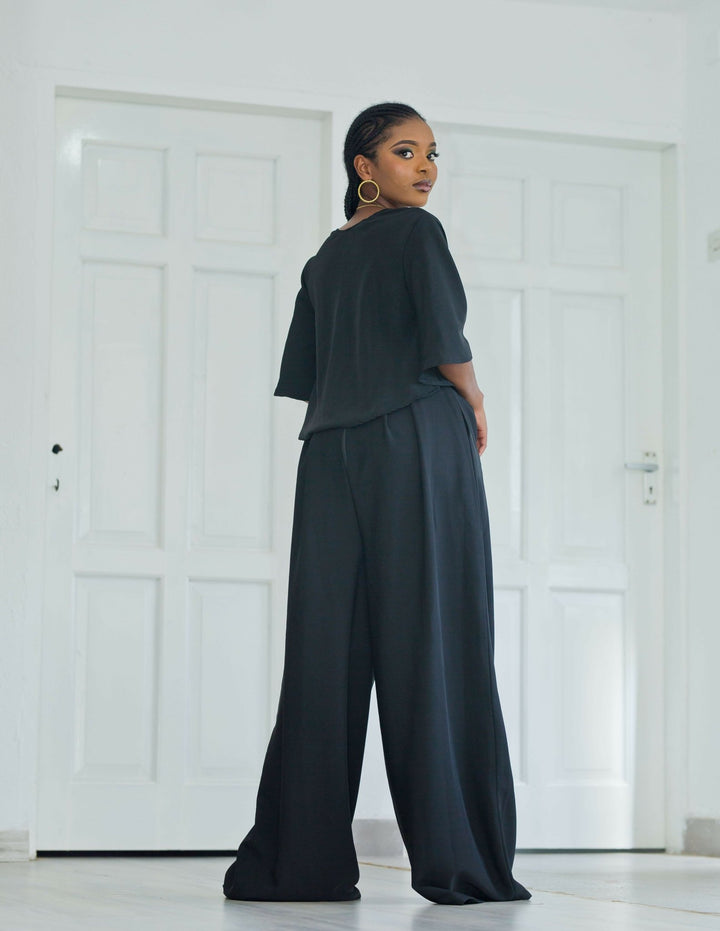 Zena Top - Black - Shopzetu