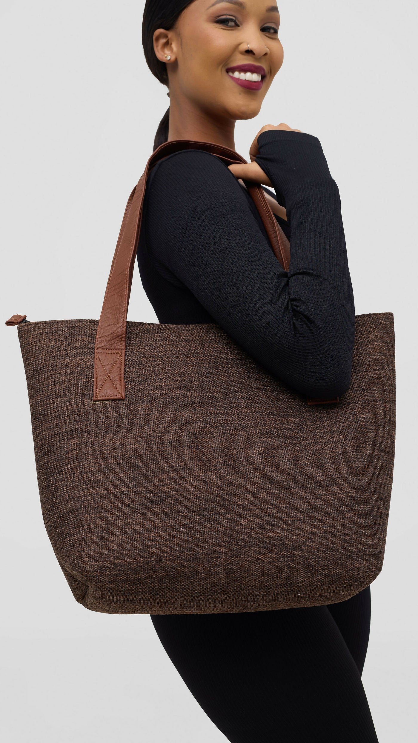 Fine Things Sack Bag - Brown