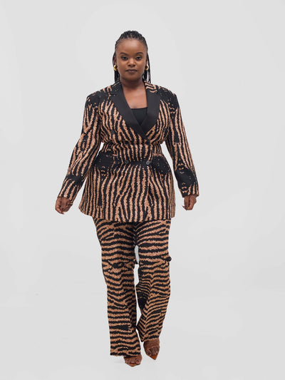 SBV Ankara Suit - Brown / Black - Shopzetu