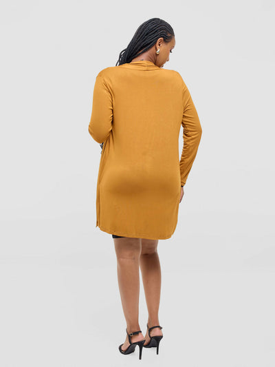 Anel's Knitwear Basic Kimono - Yellow - Shopzetu