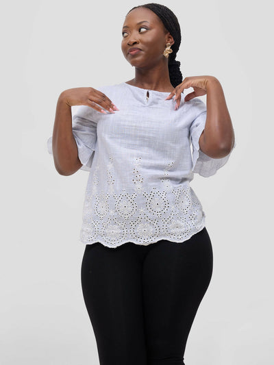 Zuana Vishudhi Top - White - Shopzetu