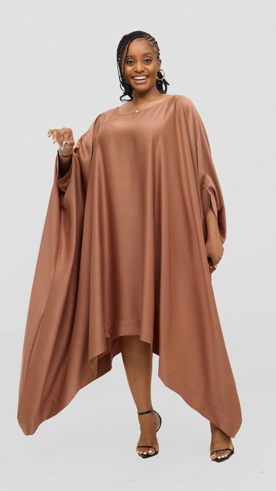 Jolly Fancy Wear Curvy Plus Size Vuli Shift Dress - Gold