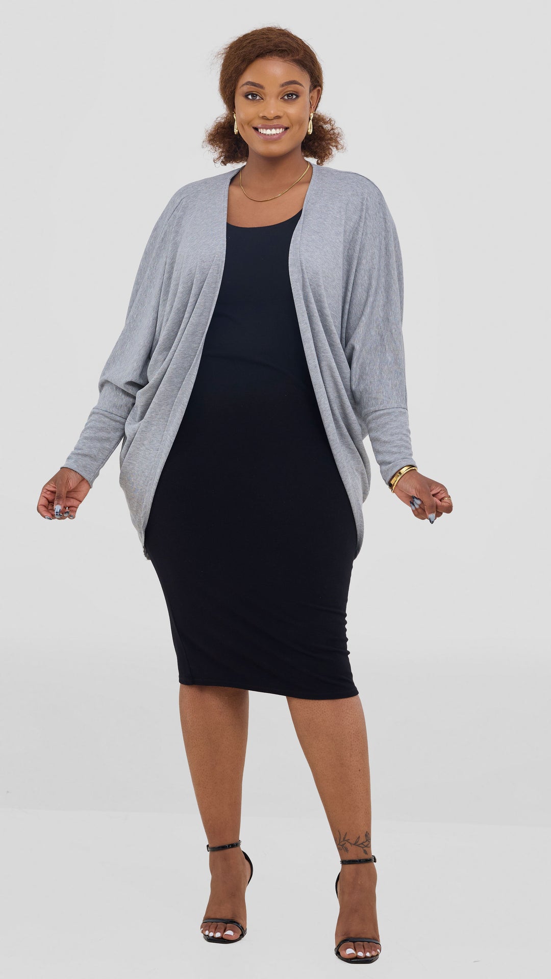 Vivo Mini Butterfly Sweater - Grey