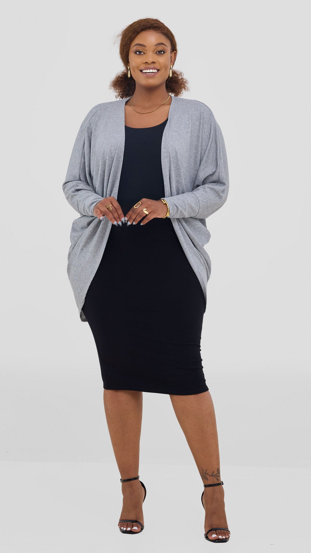Vivo Mini Butterfly Sweater - Grey
