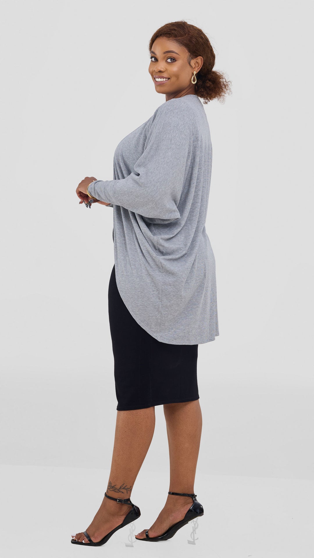 Vivo Mini Butterfly Sweater - Grey