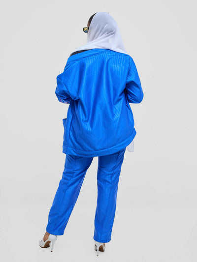 Kalungi Kinga Unisex Cardigan Top - Blue - Shopzetu