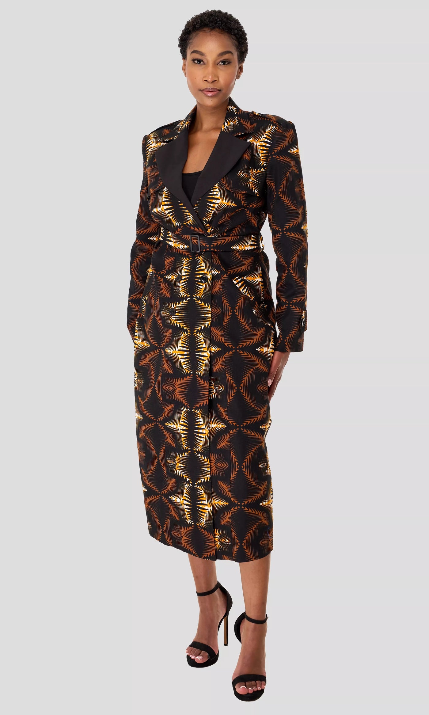 SBV Ankara Trench Coat - Brown / Black - Shopzetu