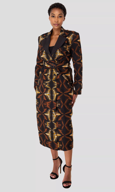 SBV Ankara Trench Coat - Brown / Black - Shopzetu
