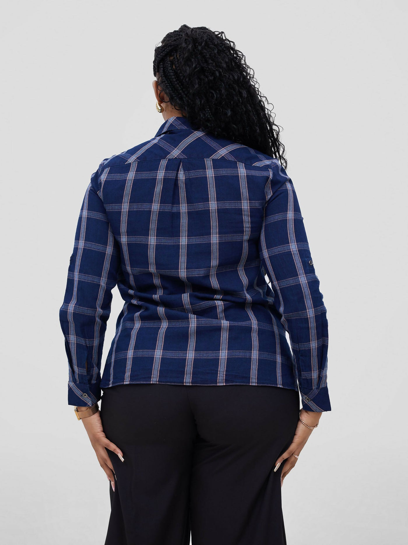 Zuana Roadstar Checked Shirt - Blue - Shopzetu