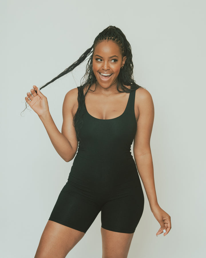 Vivo X This Is Essential Short Unitard - Black