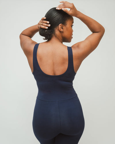 Vivo X This Is Essential Long Unitard - Navy Blue - Shopzetu