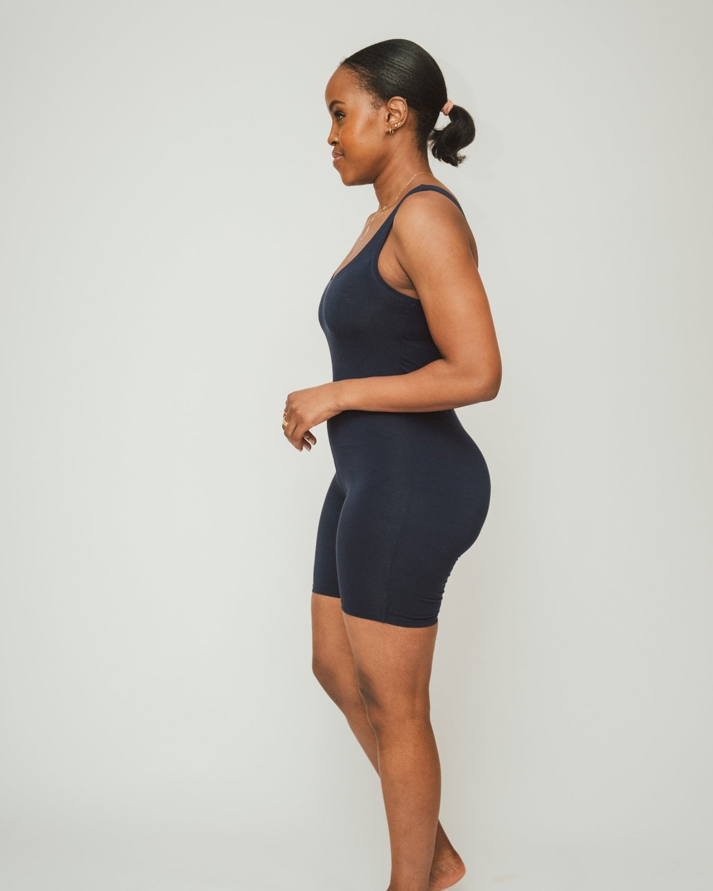 Vivo X This Is Essential Short Unitard - Navy Blue - Shopzetu