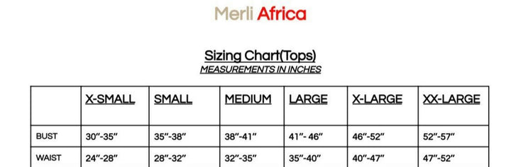Merli Africa Lantern Top - Orange - Shopzetu