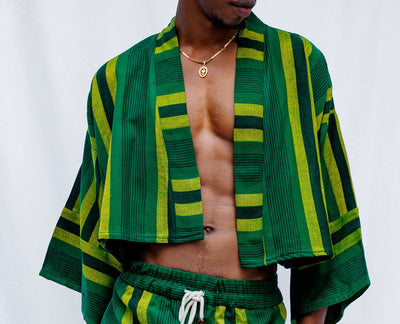 Liquid Lemn Zambarau Crop - Green / Gold