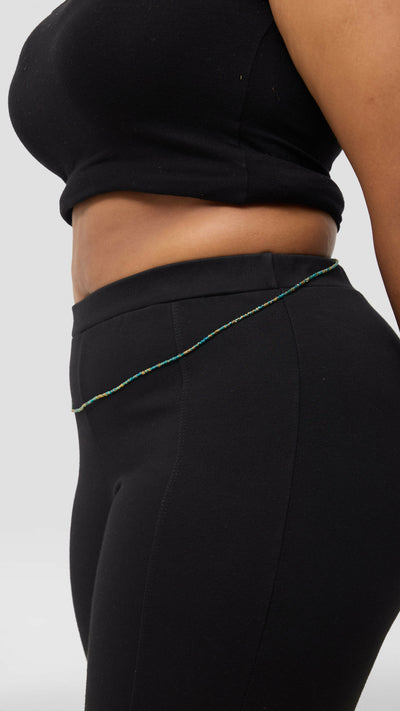 Sistar To Sistars Single Layered Waist Bead - Gold / Blue