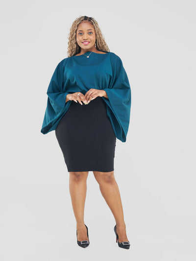 Curves BD Tausi Top - Teal Green - Shopzetu