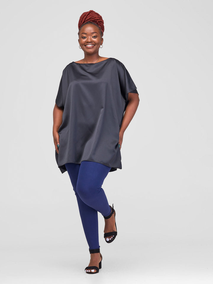 Vivo Asika Kaftan Tunic - Black