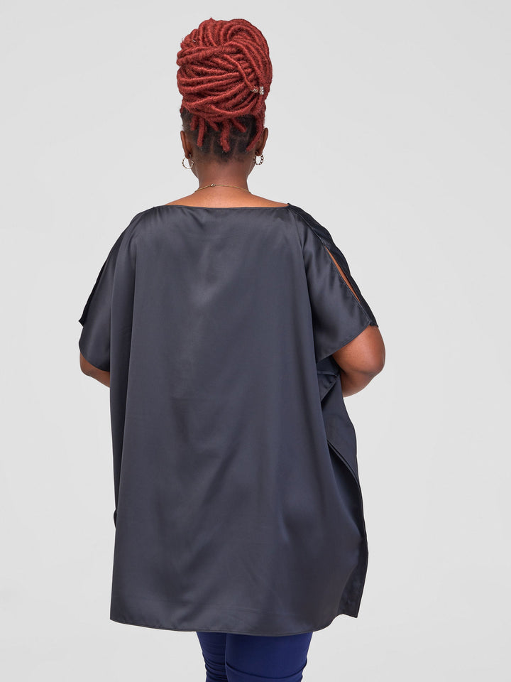 Vivo Asika Kaftan Tunic - Black