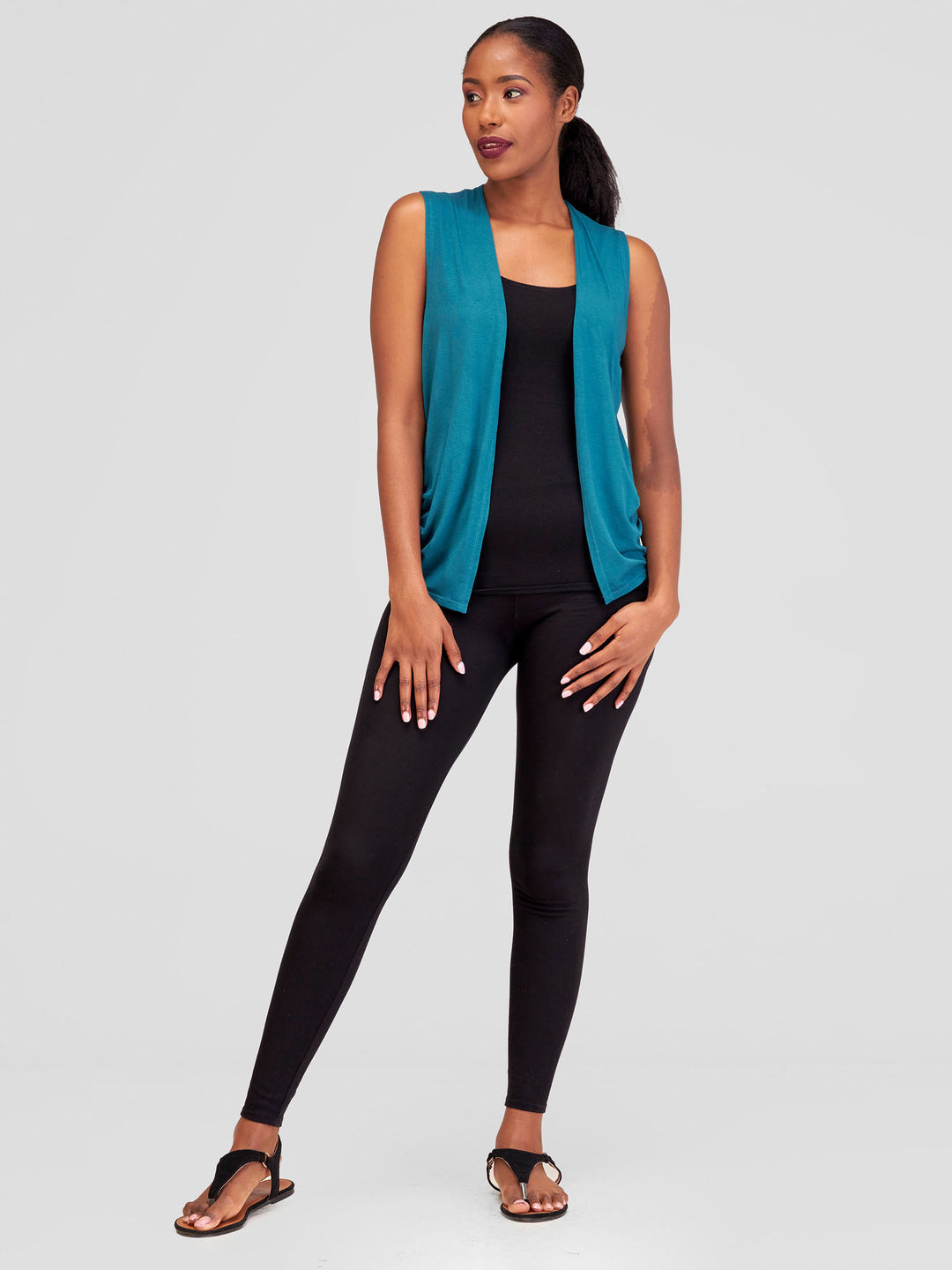 Vivo Basic Sleeveless Sienna Waterfall - Teal