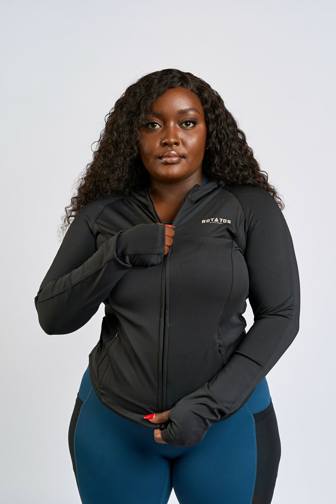 Rotator Active Wear Women's Performance Jacket - Black - Shopzetu