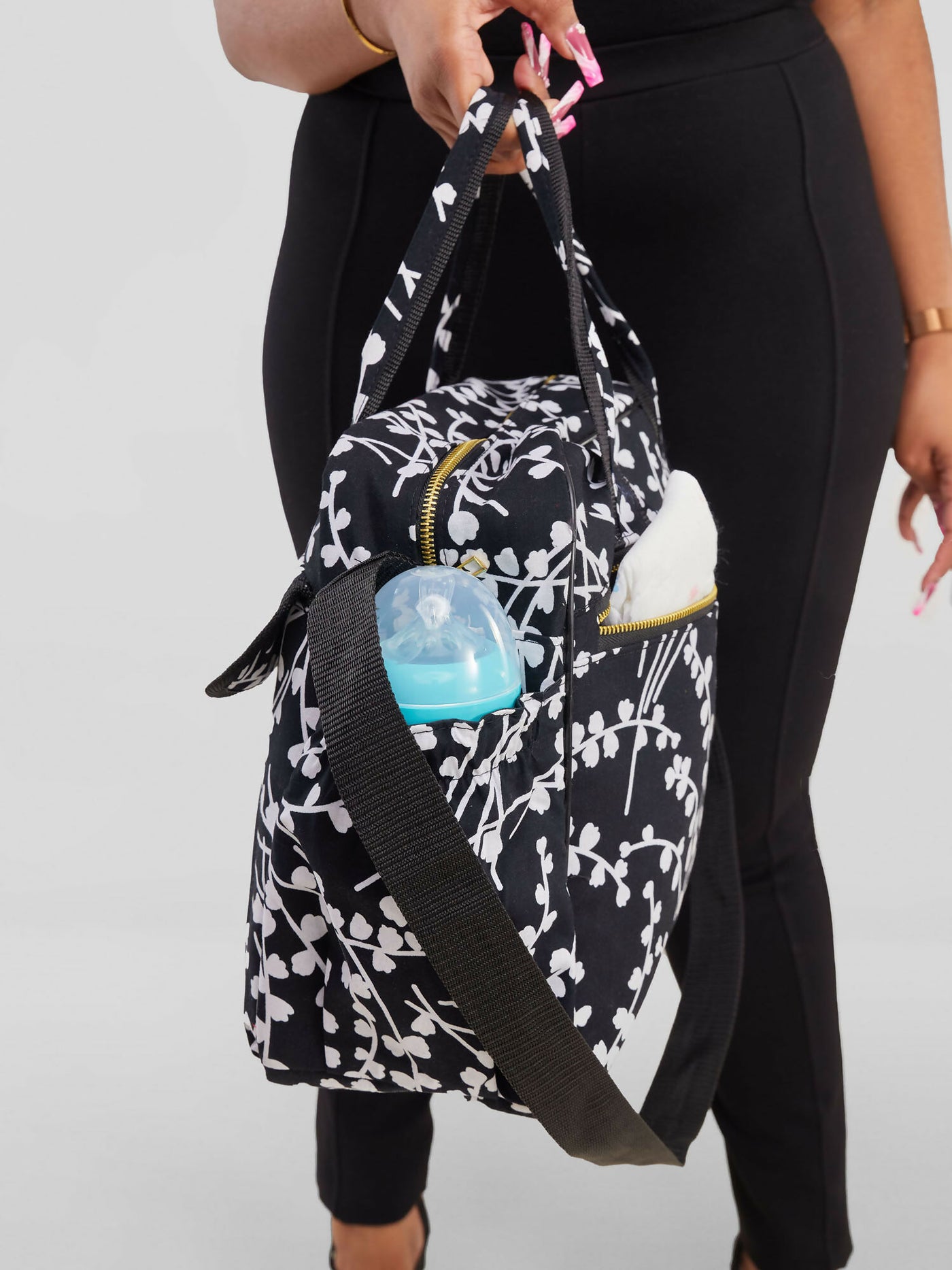 Tolu Bag - Black / White Print