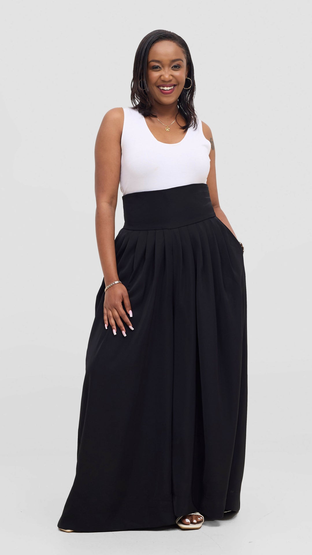 Izulu Chapeyu Pant - Black Print