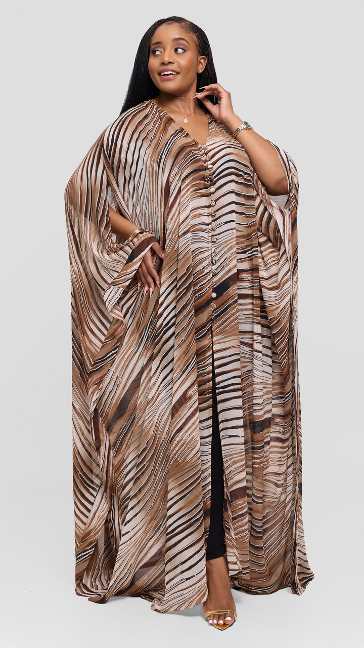 Nika Bonica Serena Kaftan - Brown