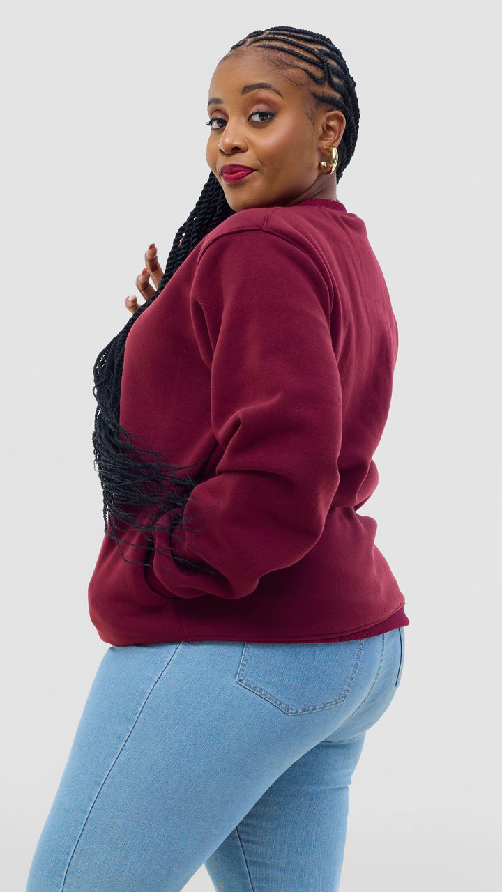 Timyt Urban Wear Signature Sweatshirt - Maroon