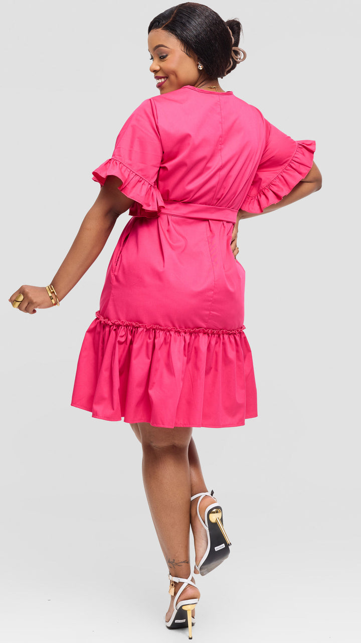Lizola Tenley Shift Dress - Pink