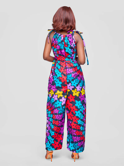 Tuli Zenani Ankara Jumpsuit - Multicolored Floral