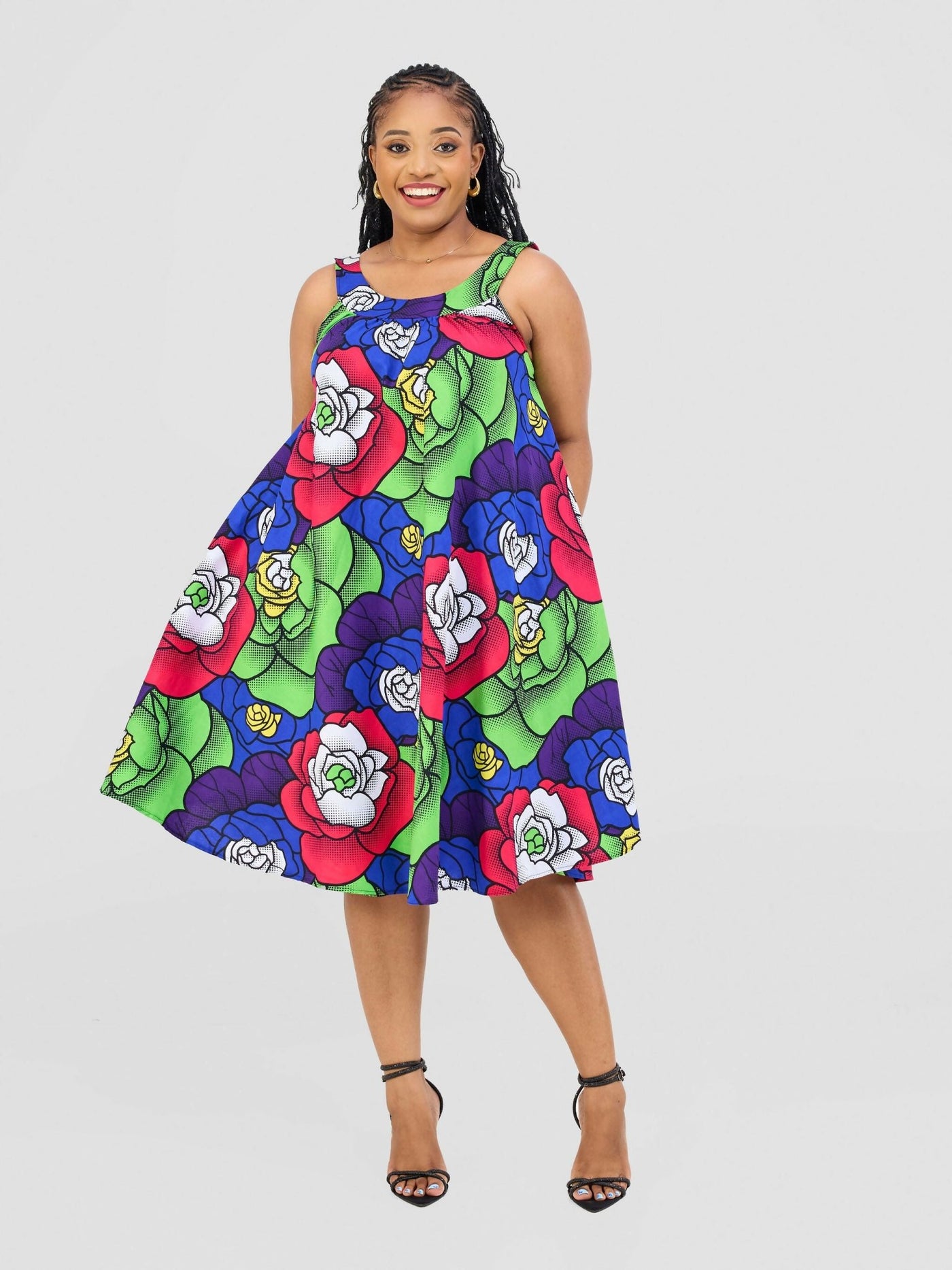 Prettygline Ndikile Aline Dress - Multicolored - Shopzetu