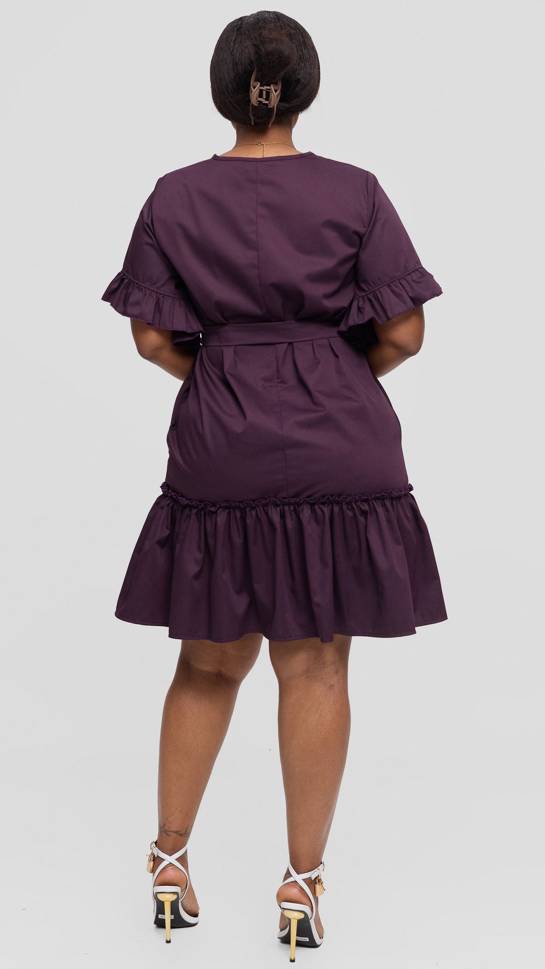 Lizola Sutton Shift Dress - Dark Purple