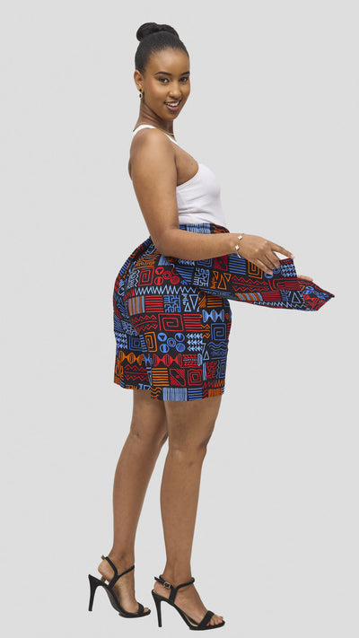 Merli Africa Cullote Tribal Short - Multicolored