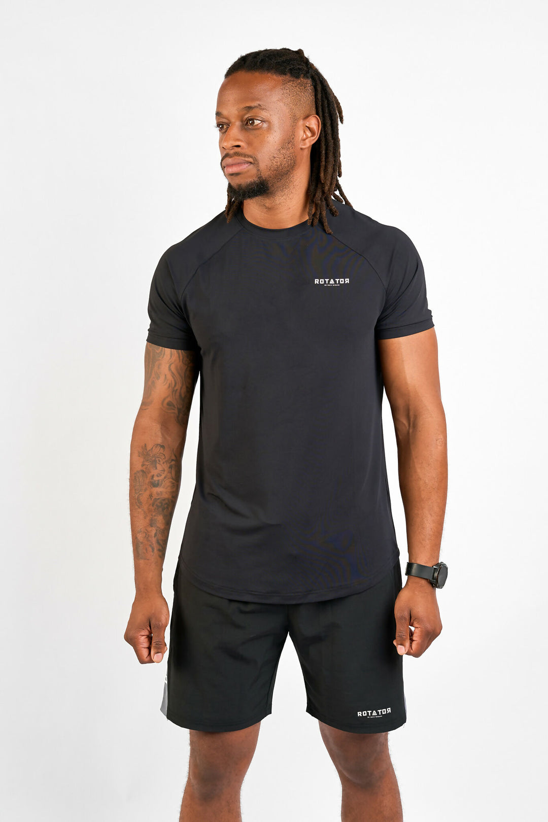 Rotator Active Wear Sports T-Shirt - Black - Shopzetu