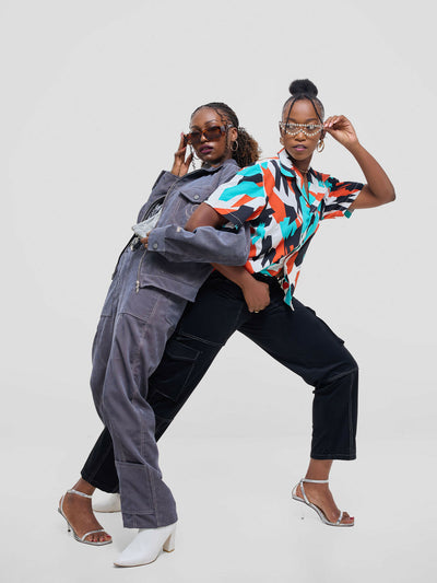 Kalungi Mseto Unisex Pant - Black - Shopzetu