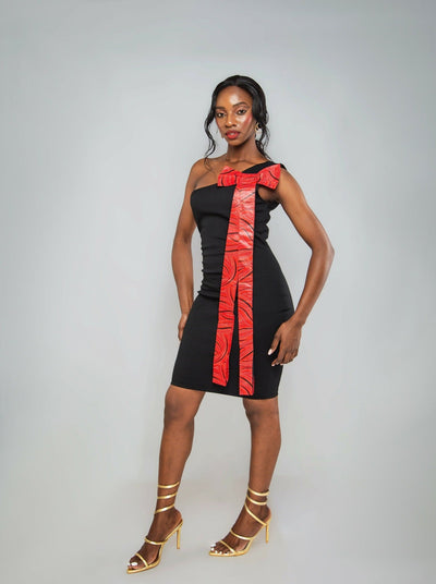 Da'joy Fashions Rhine Dress - Black - Shopzetu